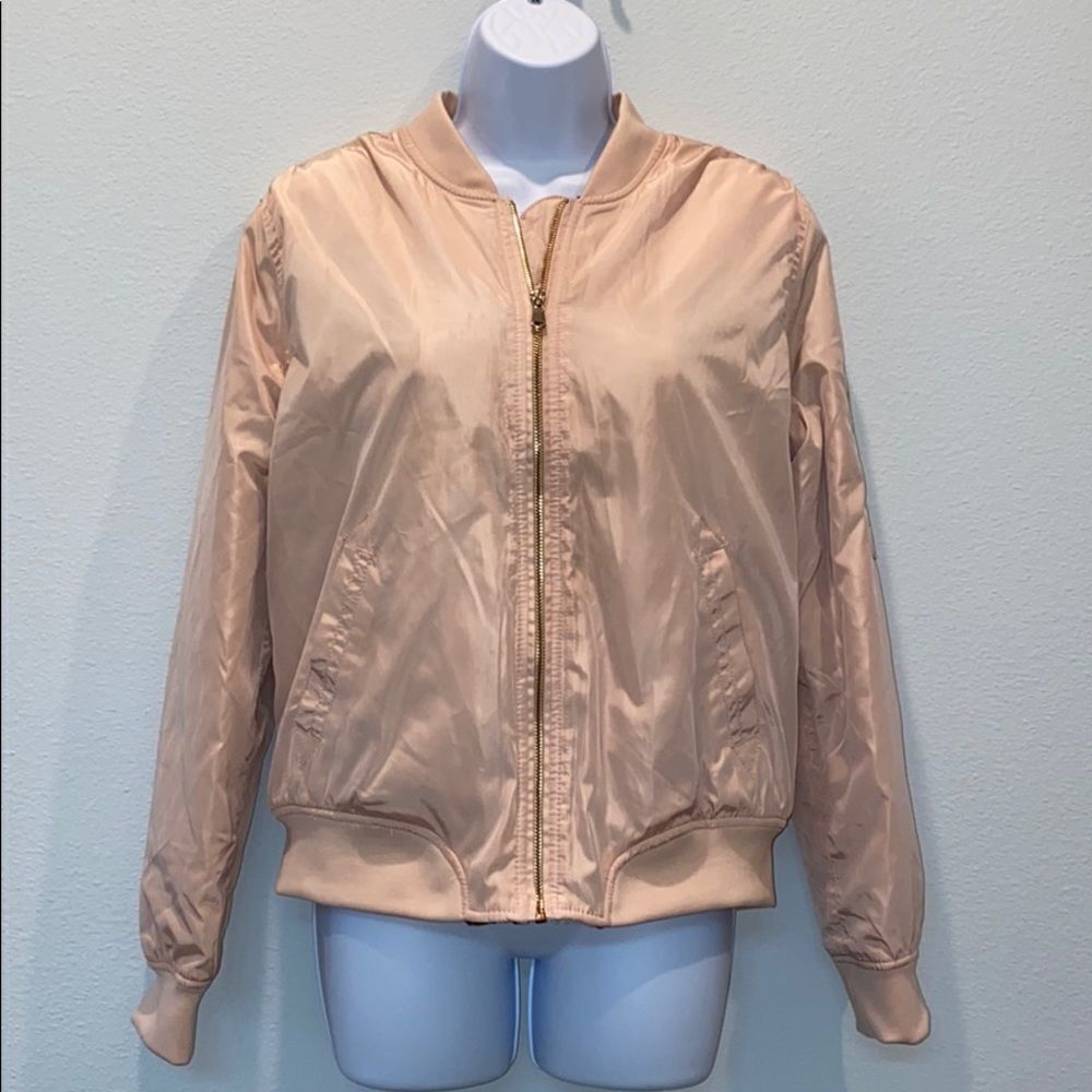 Ci Sono Pink Zip Up Jacket Size Medium - Picture 4 of 14